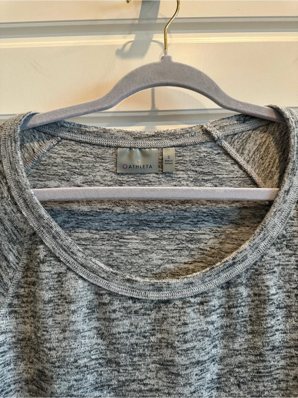 Athleta No Sweatin It Space Dye Pullover Sweater